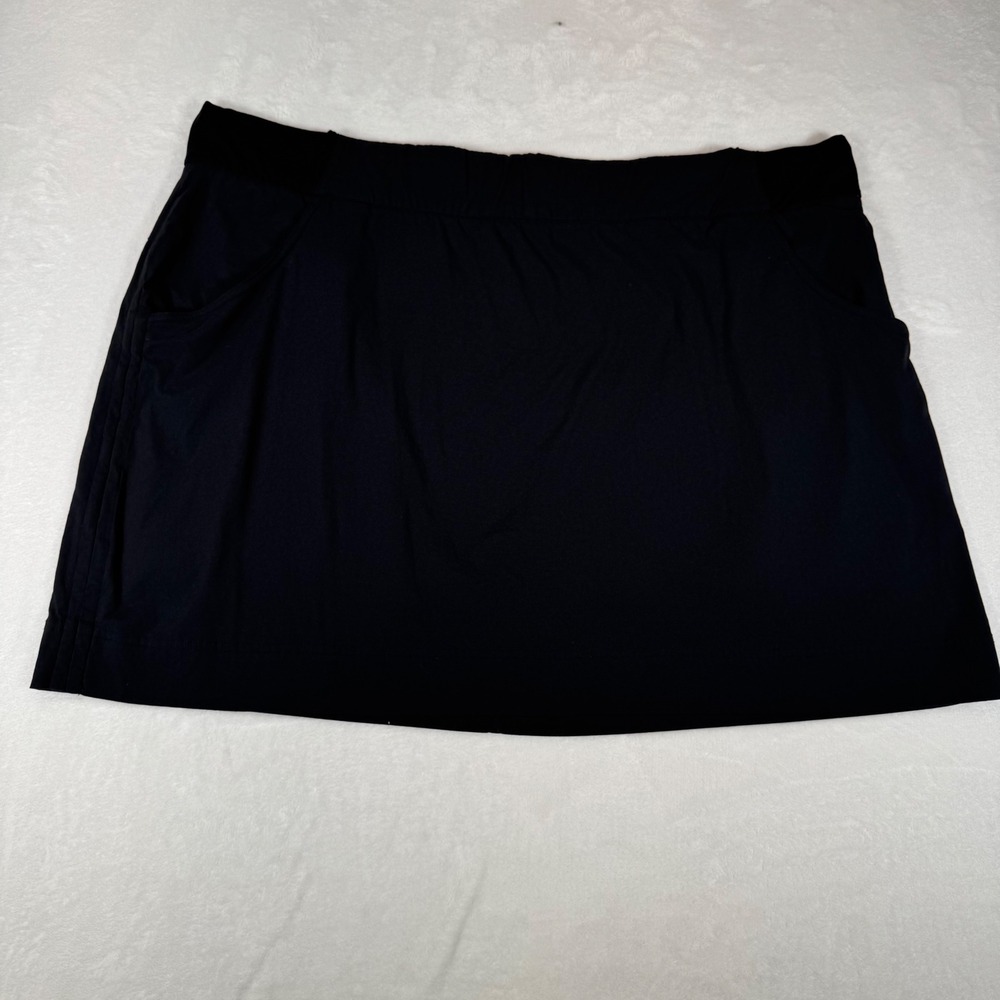 Columbia Skort Women 3X Black Omni-Shield Athletic Hiking Golf AW4071 Activewear - Picture 2 of 8